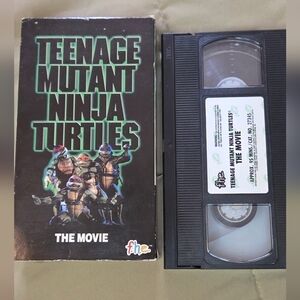 Teenage Mutant Ninja Turtles The Movie VHS 1990 Vintage TMNT Original Tape